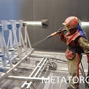 Пескоструйная обработка металла